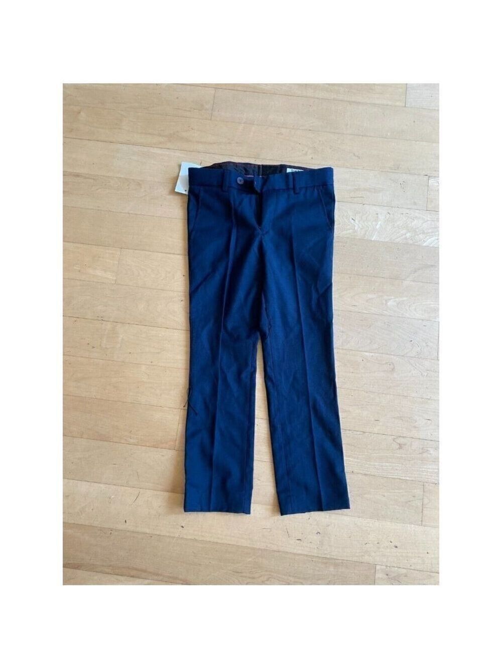 ISAAC Mizrahi NEW blue pants formal boys sz 6